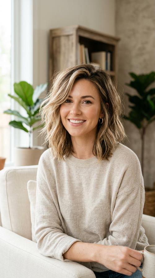 The Choppy Long Bob