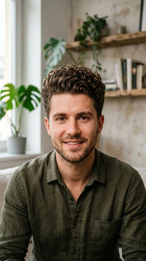 The Classic Curly Quiff