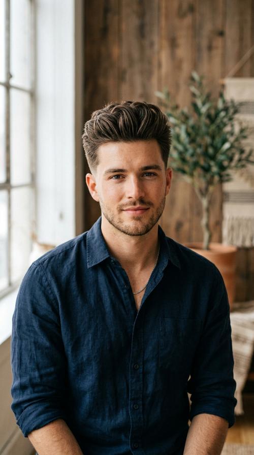 The Classic Layered Quiff