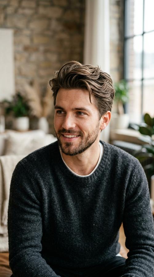 The Classic Layered Quiff