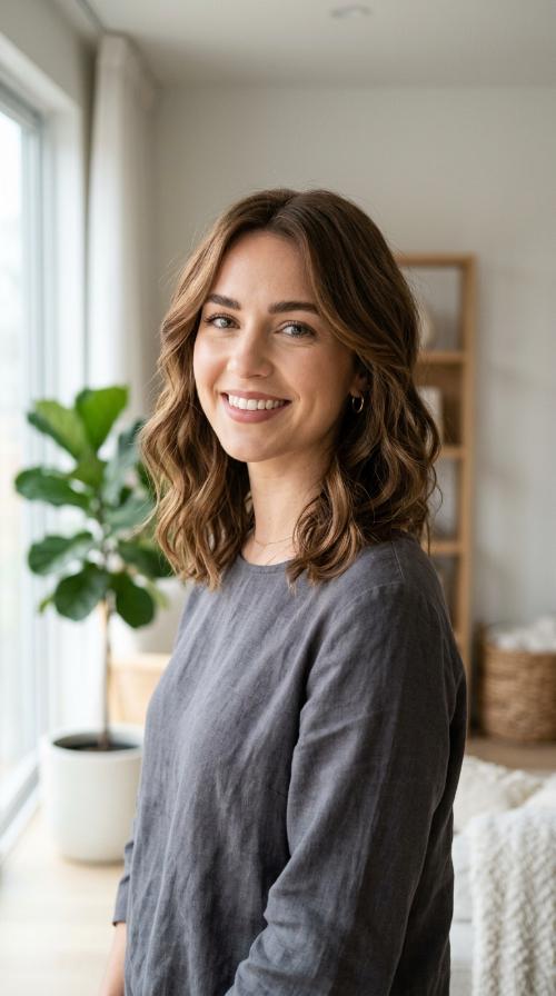 The Classic Lob with Face-Framing Layers