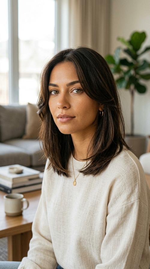 The Classic Long Bob (Lob) with Tapered Ends