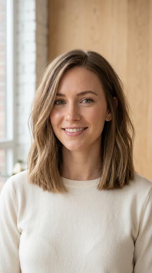 The Classic Long Bob with Blunt Ends