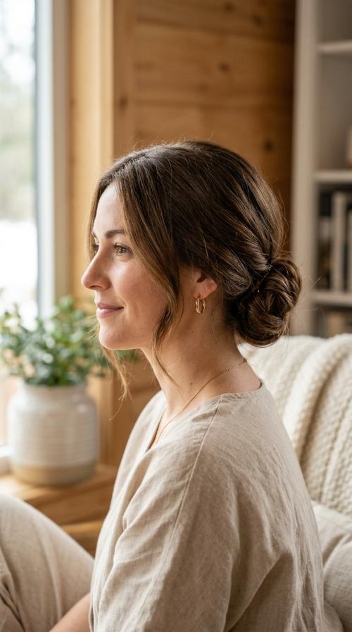 The Classic Low Bun
