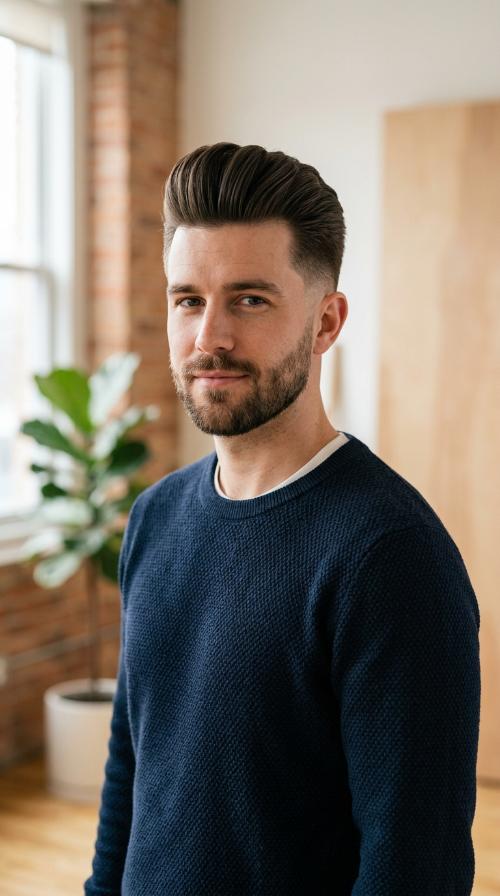 The Classic Pompadour