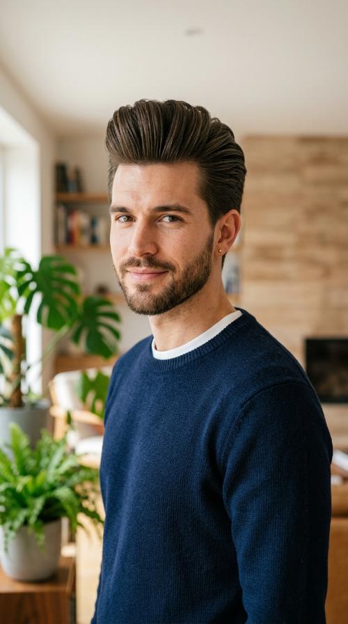 The Classic Pompadour