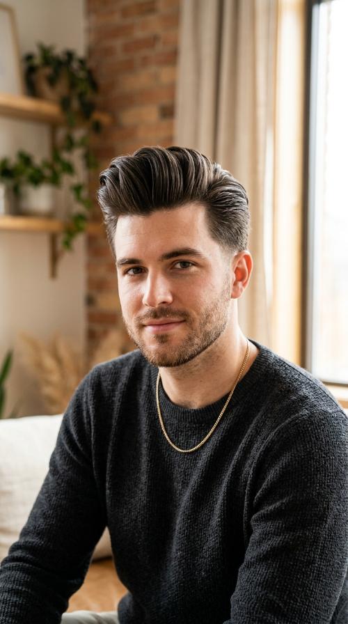 The Classic Pompadour