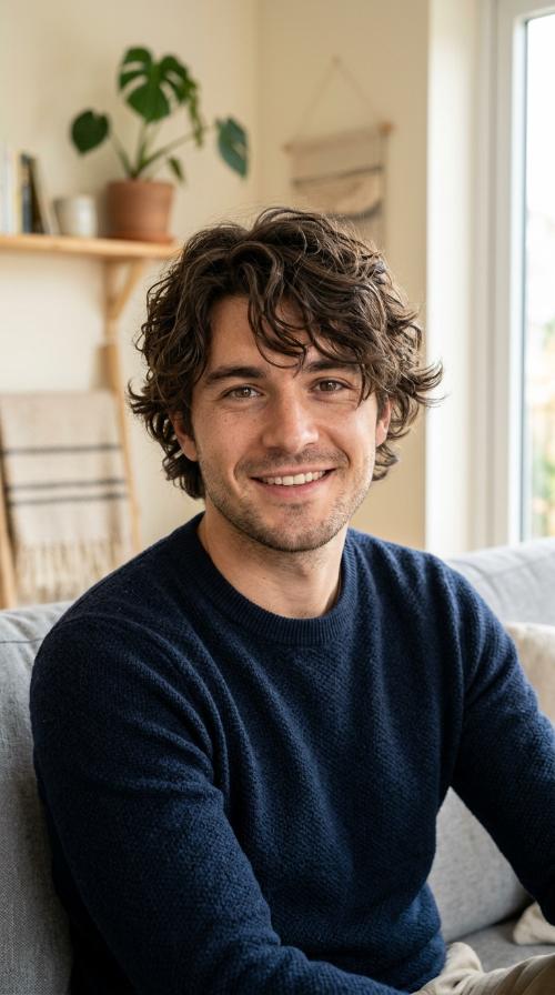 The Classic Wavy Messy Fringe
