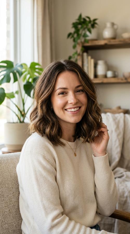 The Collarbone Cut with Highlights