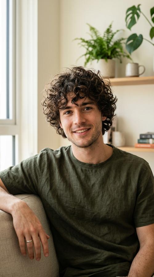 The Curly Messy Mop Top