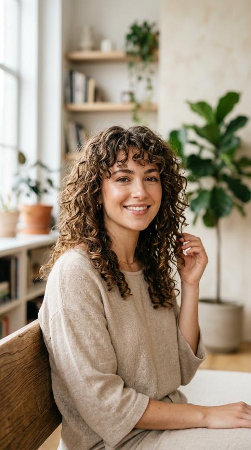 The Curly Wolf Cut