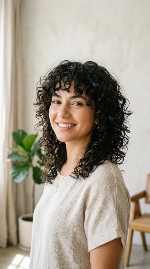 The Curly Wolf Cut