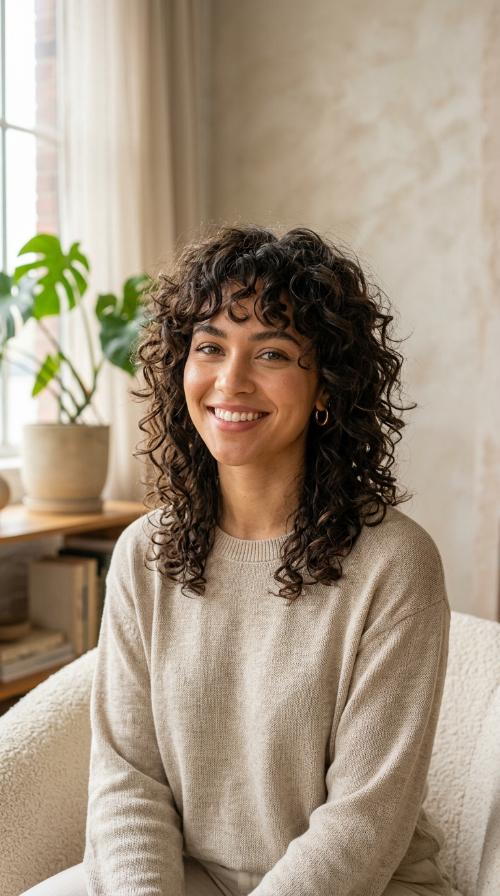 The Curly Wolf Cut