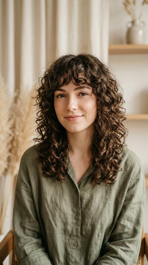 The Curly Wolf Cut