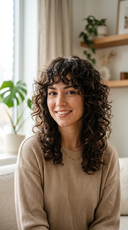 The Curly Wolf Cut