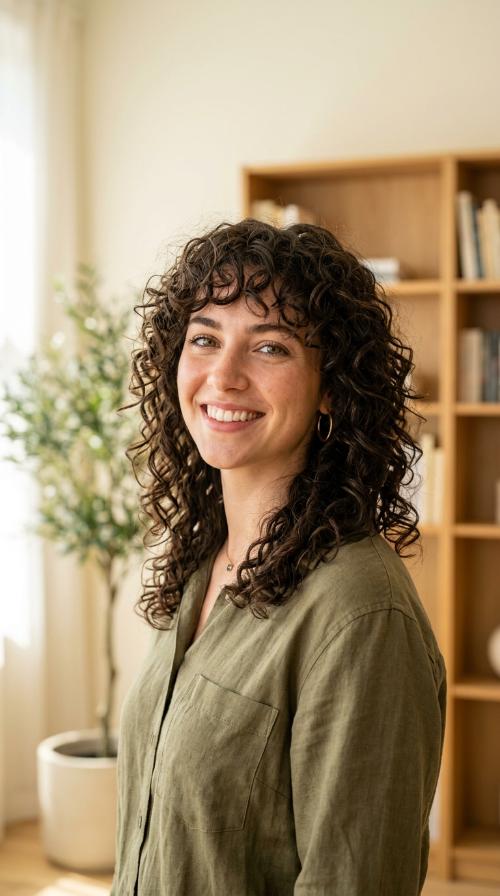 The Curly Wolf Cut