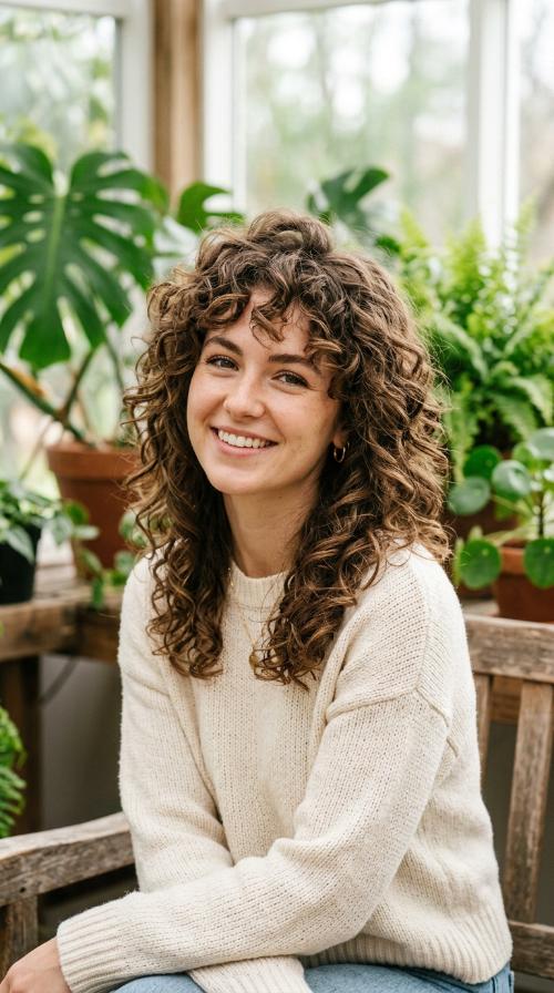 The Curly Wolf Cut