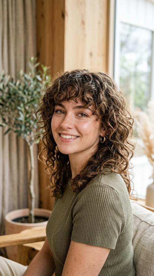 The Curly Wolf Cut