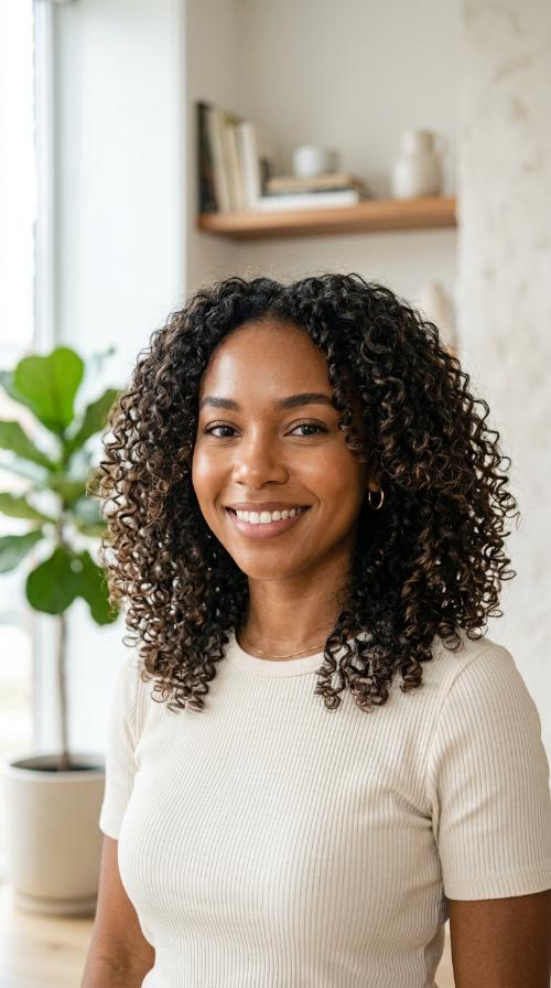 The DevaCut Shoulder-Length Style