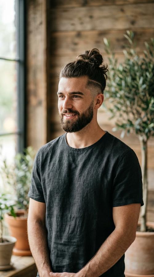 The Disconnected Man Bun