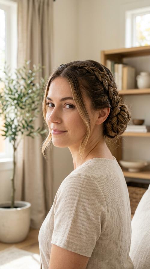The Double Braided Bun