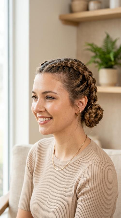 The Double Dutch Braided Buns