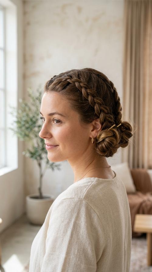 The Double Dutch Low Buns