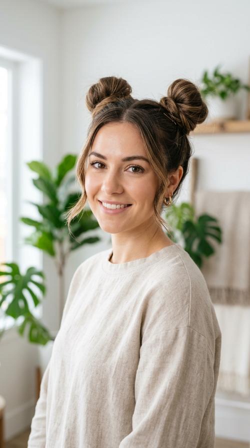 The Double Space Bun