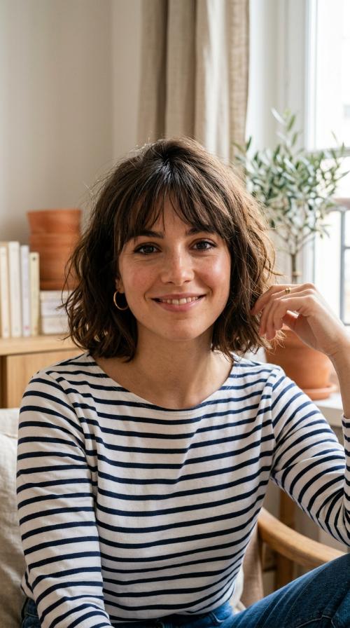 The French Girl Bob with Bangs