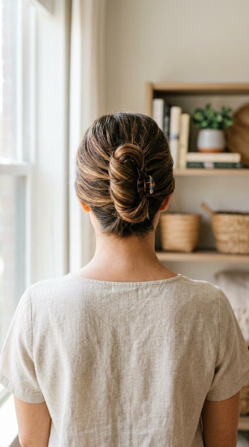 The French Twist Clip Tuck