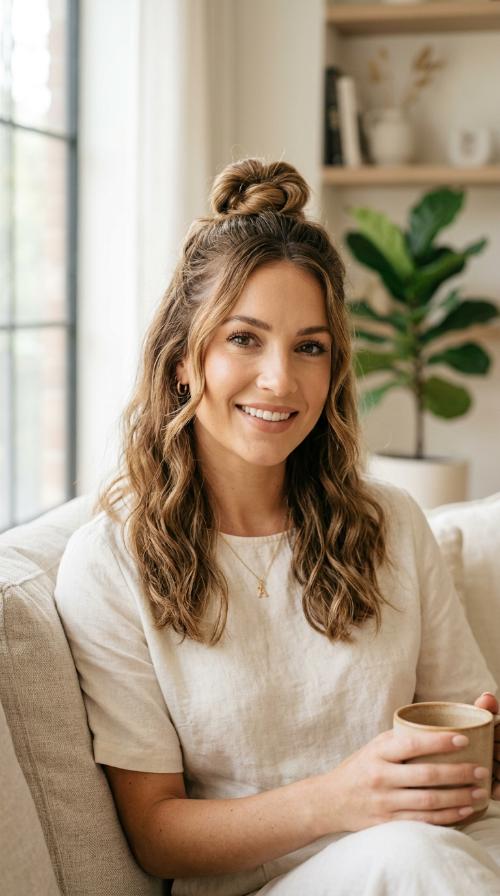 The Half-Up Top Knot