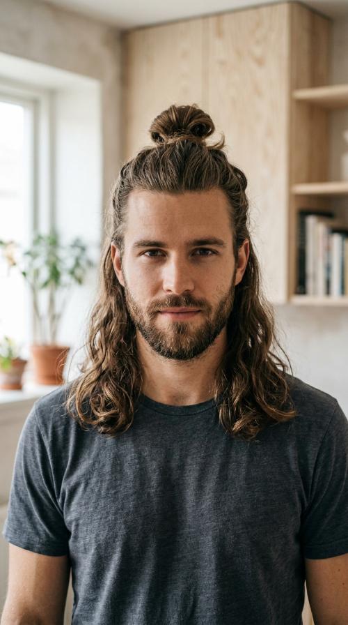 The Half-Up Top Knot