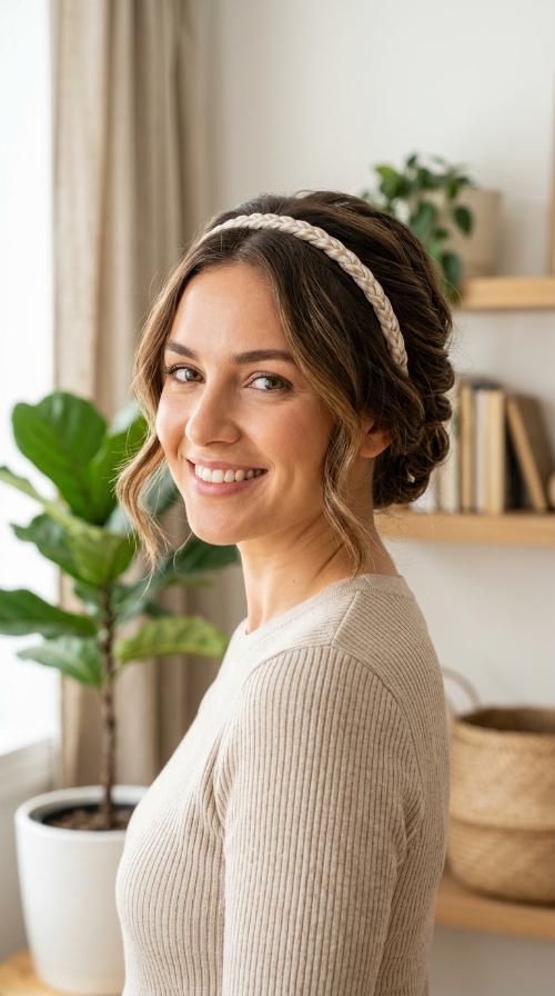 The Headband Tuck