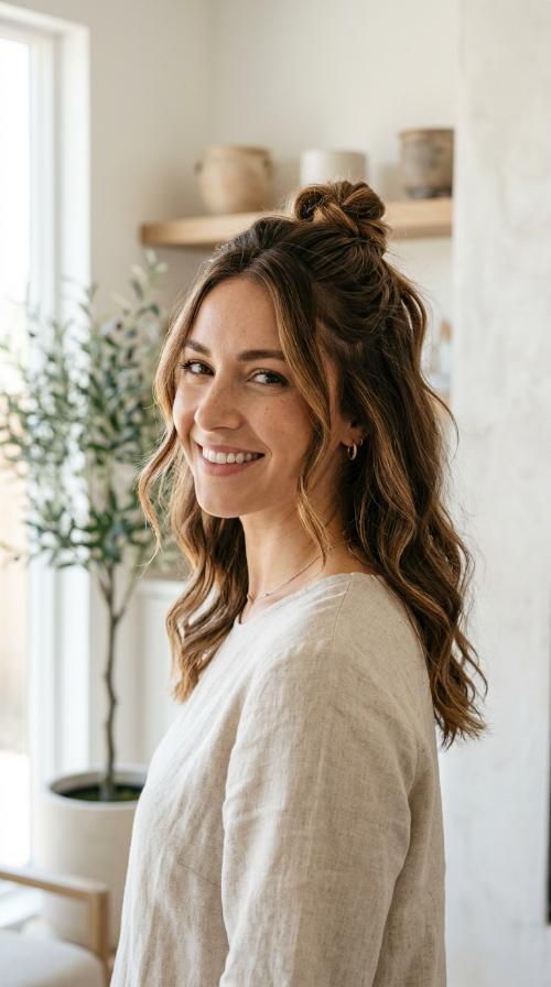 The Knotted Half-Updo