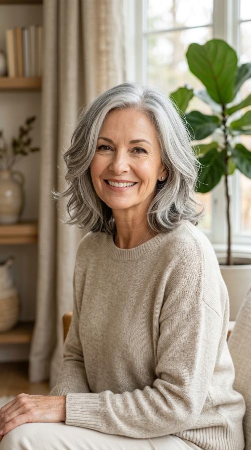 The Layered Silver Lob