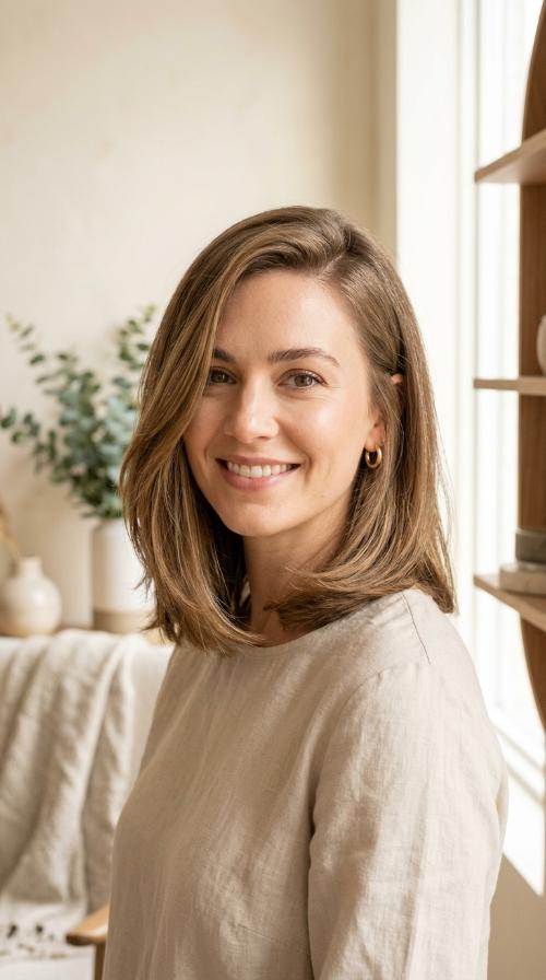 The Long Bob with Side Part