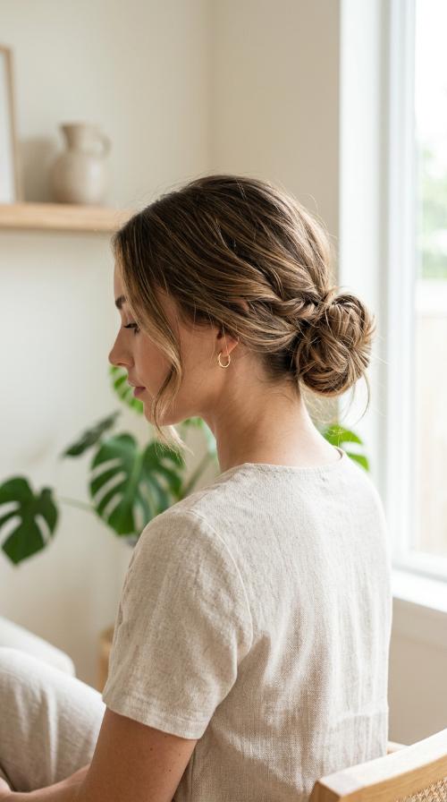 The Low Messy Bun