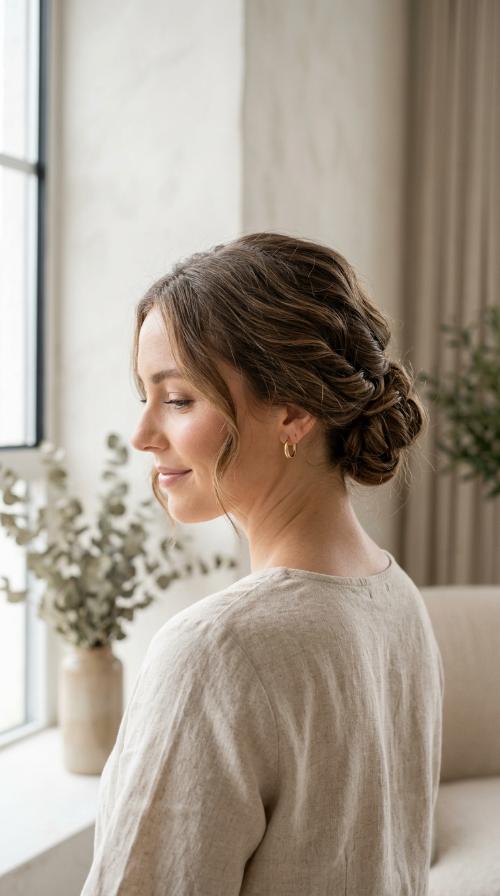 The Low Twisted Chignon