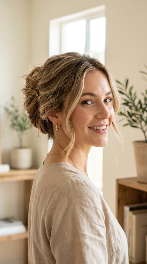 The Messy French Twist