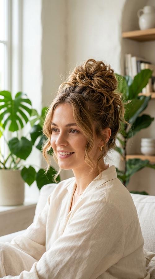 The Messy Pineapple Updo