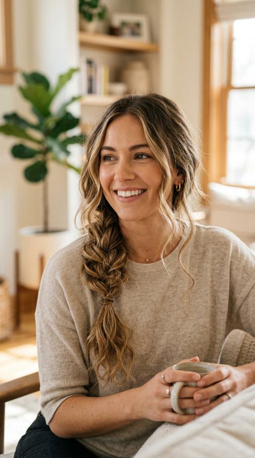 The Messy Side Braid