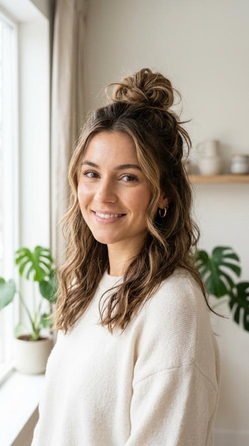 The Messy Top Knot