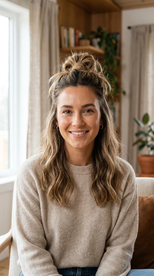 The Messy Top Knot
