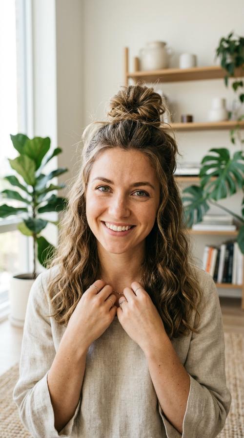 The Messy Top Knot