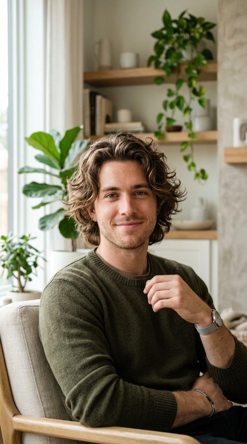 The Mid-Length Wavy Shag