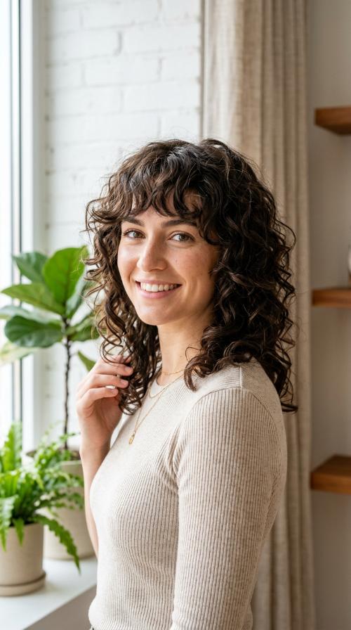 The Modern Curly Shag