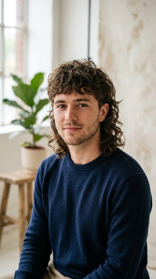 The Modern Mullet with Texture