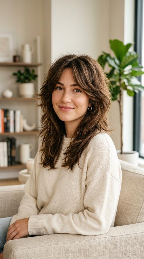 The Modern Shag with Face-Framing Layers