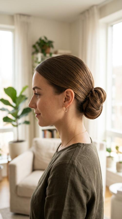 The Polished Low Bun