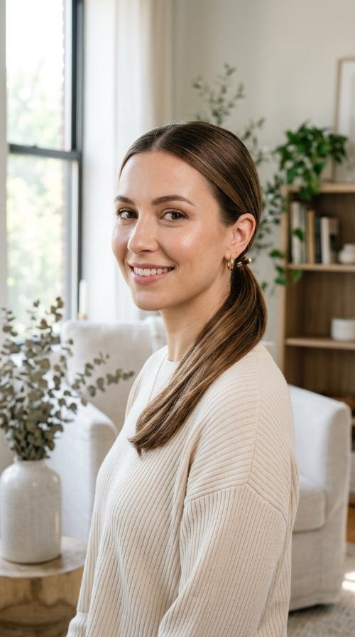 The Polished Low Ponytail